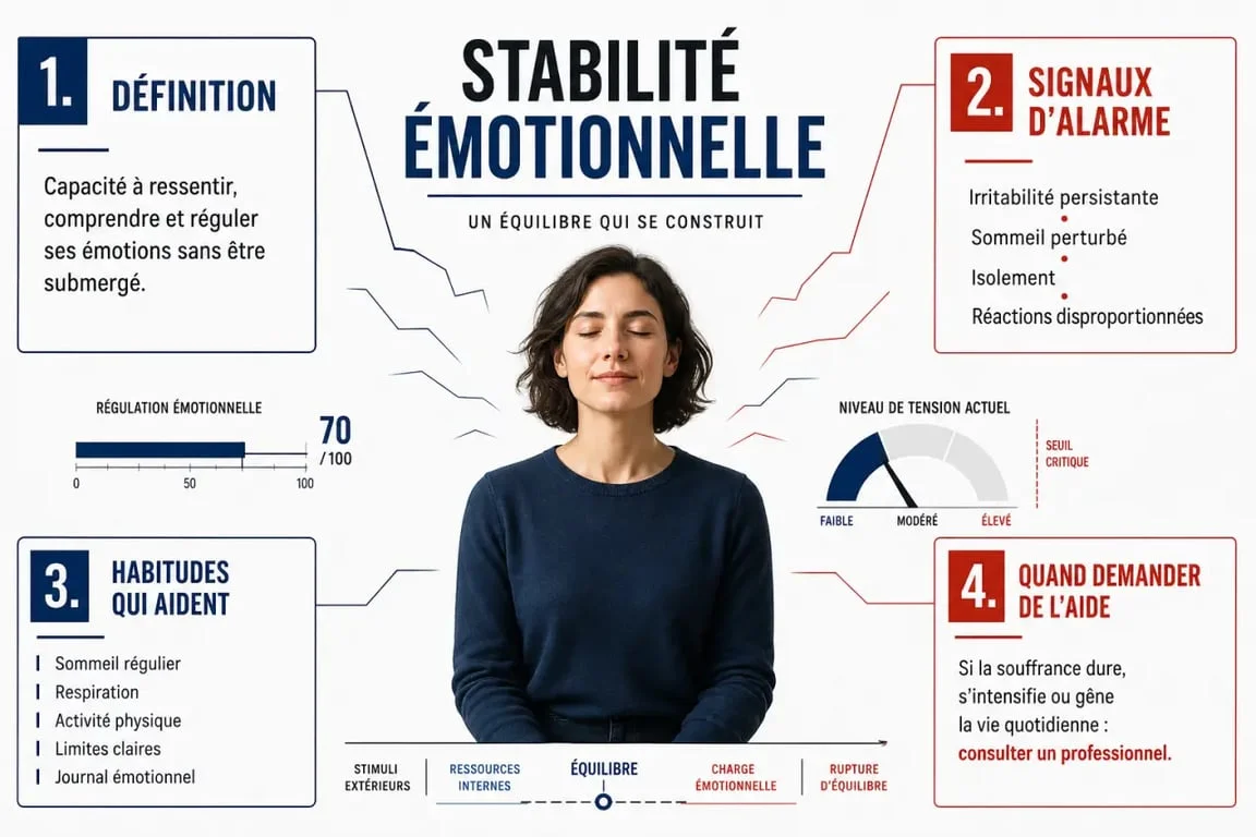 Estabilidad emocional: definición, señales y hábitos para mantener el equilibrio psicológico